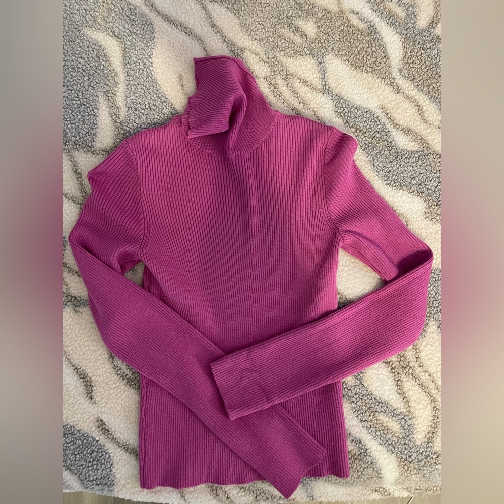 XS purple H&M turtle neck